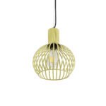 GLOBOSTAR® SCANDI 01387 Vintage Κρεμαστό Φωτιστικό Οροφής με Ντουί 1 x E27 AC 220-240V IP20 - Μπεζ - Μ23 x Π23 x Υ30cm - Image 6