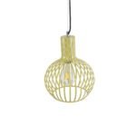 GLOBOSTAR® SCANDI 01387 Vintage Κρεμαστό Φωτιστικό Οροφής με Ντουί 1 x E27 AC 220-240V IP20 - Μπεζ - Μ23 x Π23 x Υ30cm - Image 7