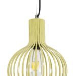 GLOBOSTAR® SCANDI 01387 Vintage Κρεμαστό Φωτιστικό Οροφής με Ντουί 1 x E27 AC 220-240V IP20 - Μπεζ - Μ23 x Π23 x Υ30cm - Image 9