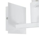 GLOBOSTAR® LITTLEMAN 01389 Μοντέρνο Φωτιστικό Τοίχου - Απλίκα με Ντουί 1 x E27 AC 220-240V IP20 - Λευκό - Μ12 x Π19 x Υ17cm - Image 6