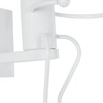 GLOBOSTAR® LITTLEMAN 01389 Μοντέρνο Φωτιστικό Τοίχου - Απλίκα με Ντουί 1 x E27 AC 220-240V IP20 - Λευκό - Μ12 x Π19 x Υ17cm - Image 7