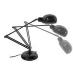 GLOBOSTAR® OFFICE 01392 Μοντέρνο Επιτραπέζιο Φωτιστικό Πορτατίφ με Ντουί 1 x E27 AC 220-240V IP20 - Μαύρο - Μ12 x Π12 x Υ80cm - Image 5