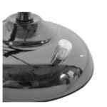 GLOBOSTAR® OFFICE 01392 Μοντέρνο Επιτραπέζιο Φωτιστικό Πορτατίφ με Ντουί 1 x E27 AC 220-240V IP20 - Μαύρο - Μ12 x Π12 x Υ80cm - Image 7