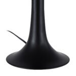 GLOBOSTAR® AMBROSIA 01394 Μοντέρνο Επιτραπέζιο Φωτιστικό Πορτατίφ με Ντουί 1 x E27 AC 220-240V IP20 - Μαύρο - Μ25 x Π25 x Υ46cm - Image 7
