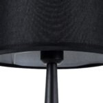 GLOBOSTAR® AMBROSIA 01394 Μοντέρνο Επιτραπέζιο Φωτιστικό Πορτατίφ με Ντουί 1 x E27 AC 220-240V IP20 - Μαύρο - Μ25 x Π25 x Υ46cm - Image 8