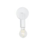 GLOBOSTAR® DON 01397 Vintage Φωτιστικό Τοίχου - Απλίκα με Ντουί 1 x E27 AC 220-240V IP20 - Λευκό - Μ10 x Π7 x Υ16cm - Image 5