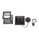 GLOBOSTAR® LINCOLN 01399 Vintage Κρεμαστό Φωτιστικό Οροφής με Ντουί 1 x E27 AC 220-240V IP20 - Καφέ & Διάφανο - Μ19 x Π19 x Υ20cm - Image 10