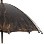 GLOBOSTAR® UMBRELLA 01406 Vintage Κρεμαστό Φωτιστικό Οροφής με Ντουί 5 x E27 AC 220-240V IP20 - Χάλκινο - Μ60 x Π60 x Y65cm - Image 10