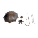 GLOBOSTAR® UMBRELLA 01406 Vintage Κρεμαστό Φωτιστικό Οροφής με Ντουί 5 x E27 AC 220-240V IP20 - Χάλκινο - Μ60 x Π60 x Y65cm - Image 13