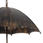 GLOBOSTAR® UMBRELLA 01406 Vintage Κρεμαστό Φωτιστικό Οροφής με Ντουί 5 x E27 AC 220-240V IP20 - Χάλκινο - Μ60 x Π60 x Y65cm - Image 8