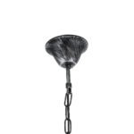 GLOBOSTAR® UMBRELLA 01407 Vintage Κρεμαστό Φωτιστικό Οροφής με Ντουί 5 x E27 AC 220-240V IP20 - Ασημί - Μ60 x Π60 x Y65cm - Image 11