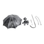 GLOBOSTAR® UMBRELLA 01407 Vintage Κρεμαστό Φωτιστικό Οροφής με Ντουί 5 x E27 AC 220-240V IP20 - Ασημί - Μ60 x Π60 x Y65cm - Image 12