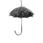 GLOBOSTAR® UMBRELLA 01407 Vintage Κρεμαστό Φωτιστικό Οροφής με Ντουί 5 x E27 AC 220-240V IP20 - Ασημί - Μ60 x Π60 x Y65cm - Image 6