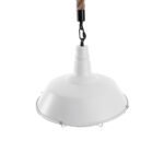 GLOBOSTAR® CRANE 01409 Vintage Κρεμαστό Φωτιστικό Οροφής με Ντουί 1 x E27 AC 220-240V IP20 - Λευκό & Μπεζ - Μ36 x Π36 x Υ31cm - Image 7