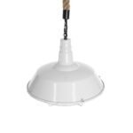 GLOBOSTAR® PUPPET 01412 Vintage Κρεμαστό Φωτιστικό Οροφής με Ντουί 1 x E27 AC 220-240V IP20 - Λευκό & Μπεζ - Μ36 x Π36 x Y31cm - Image 7