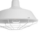 GLOBOSTAR® PUPPET 01412 Vintage Κρεμαστό Φωτιστικό Οροφής με Ντουί 1 x E27 AC 220-240V IP20 - Λευκό & Μπεζ - Μ36 x Π36 x Y31cm - Image 9