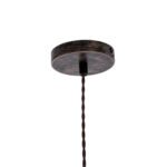 GLOBOSTAR® SPIGOT 01413 Vintage Κρεμαστό Φωτιστικό Οροφής με Ντουί 1 x E27 AC 220-240V IP20 - Χάλκινο & Κόκκινο - Μ5 x Π5 x Y20cm - Image 11