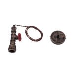 GLOBOSTAR® SPIGOT 01413 Vintage Κρεμαστό Φωτιστικό Οροφής με Ντουί 1 x E27 AC 220-240V IP20 - Χάλκινο & Κόκκινο - Μ5 x Π5 x Y20cm - Image 12