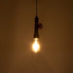 GLOBOSTAR® SPIGOT 01413 Vintage Κρεμαστό Φωτιστικό Οροφής με Ντουί 1 x E27 AC 220-240V IP20 - Χάλκινο & Κόκκινο - Μ5 x Π5 x Y20cm - Image 3