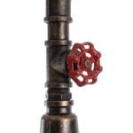 GLOBOSTAR® SPIGOT 01414 Vintage Κρεμαστό Φωτιστικό Οροφής με Ντουί 1 x E27 AC 220-240V IP20 - Καφέ & Κόκκινο - Μ5 x Π5 x Y20cm - Image 10