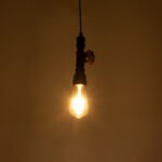 GLOBOSTAR® SPIGOT 01415 Vintage Κρεμαστό Φωτιστικό Οροφής με Ντουί 1 x E27 AC 220-240V IP20 - Μαύρο & Κόκκινο - Μ5 x Π5 x Y20cm - Image 3