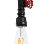 GLOBOSTAR® SPIGOT 01415 Vintage Κρεμαστό Φωτιστικό Οροφής με Ντουί 1 x E27 AC 220-240V IP20 - Μαύρο & Κόκκινο - Μ5 x Π5 x Y20cm - Image 9