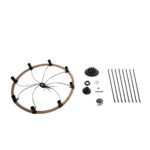 GLOBOSTAR® MILLBANK 01423 Vintage Κρεμαστό Φωτιστικό Οροφής με Ντουί 8 x E27 AC 220-240V IP20 - Μαύρο & Μπεζ - Μ80 x Π80 x Y54cm - Image 13