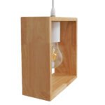 GLOBOSTAR® ELISE 01428 Μοντέρνο Κρεμαστό Φωτιστικό Οροφής με Ντουί 1 x E27 AC 220-240V IP20 - Μπεζ & Λευκό - Μ8 x Π8 x Υ23cm - Image 7