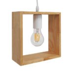 GLOBOSTAR® ELISE 01428 Μοντέρνο Κρεμαστό Φωτιστικό Οροφής με Ντουί 1 x E27 AC 220-240V IP20 - Μπεζ & Λευκό - Μ8 x Π8 x Υ23cm - Image 8