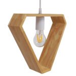 GLOBOSTAR® ELISE 01430 Μοντέρνο Κρεμαστό Φωτιστικό Οροφής με Ντουί 1 x E27 AC 220-240V IP20 - Μπεζ & Λευκό - Μ29 x Π8 x Υ28cm - Image 8