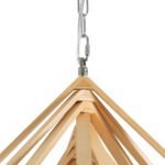 GLOBOSTAR® OCTAVE 01431 Μοντέρνο Κρεμαστό Φωτιστικό Οροφής με Ντουί 1 x E27 AC 220-240V IP20 - Μπεζ - Μ64 x Π64 x Y66cm - Image 12