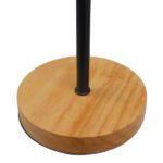 GLOBOSTAR® HONOR ROUND 01434 Μοντέρνο Επιτραπέζιο Φωτιστικό Πορτατίφ με Ντουί 1 x E27 AC 220-240V IP20 - Μαύρο & Μπεζ - M20 x Π20 x Υ42cm - Image 6