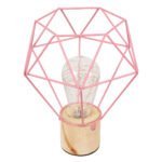 GLOBOSTAR® ANTLER 01442 Μοντέρνο Επιτραπέζιο Φωτιστικό LED 2.2W 154lm 360° DC 5V IP20 Θερμό Λευκό 2700K - DIODE - Ροζ & Μπεζ - Μ19 x Π19 x Υ23cm - 2 Χρόνια Εγγύηση - Image 6