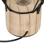 GLOBOSTAR® ANTLER 01443 Μοντέρνο Επιτραπέζιο Φωτιστικό LED 2.2W 154lm 360° DC 5V IP20 Θερμό Λευκό 2700K - DIODE - Μαύρο & Μπεζ - Μ19 x Π19 x Υ29cm - 2 Χρόνια Εγγύηση - Image 7