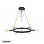 GLOBOSTAR® SAILOR 01445 Μοντέρνο Φωτιστικό Οροφής με Ντουί 7 x E27 AC 220-240V IP20 - Πολύχρωμο - Μ55 x Π55 x Υ55cm