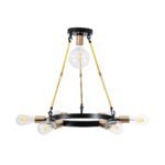 GLOBOSTAR® SAILOR 01445 Μοντέρνο Φωτιστικό Οροφής με Ντουί 7 x E27 AC 220-240V IP20 - Πολύχρωμο - Μ55 x Π55 x Υ55cm - Image 4