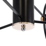 GLOBOSTAR® NEXUS 01446 Μοντέρνο Φωτιστικό Οροφής με Ντουί 6 x E27 AC 220-240V IP20 - Μαύρο & Χάλκινο - Μ105 x Π105 x Υ70cm - Image 7