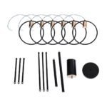 GLOBOSTAR® NEXUS 01446 Μοντέρνο Φωτιστικό Οροφής με Ντουί 6 x E27 AC 220-240V IP20 - Μαύρο & Χάλκινο - Μ105 x Π105 x Υ70cm - Image 9