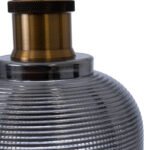 GLOBOSTAR® SEGRETO 01449 Vintage Κρεμαστό Φωτιστικό Οροφής με Ντουί 1 x E27 AC 220-240V IP20 - Γκρι & Χρυσό - Μ14 x Π14 x Υ18cm - Image 8