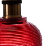 GLOBOSTAR® SEGRETO 01450 Vintage Κρεμαστό Φωτιστικό Οροφής με Ντουί 1 x E27 AC 220-240V IP20 - Κόκκινο & Χρυσό - Μ14 x Π14 x Υ18cm - Image 8