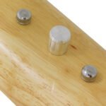 GLOBOSTAR® ALESSIA 01459 Μοντέρνο Φωτιστικό Τοίχου - Απλίκα με Ντουί 1 x E27 AC 220-240V IP20 - Μπεζ & Ασημί - Μ18 x Π26 x Υ29cm - Image 8