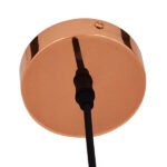 GLOBOSTAR® DIXAR 01461 Μοντέρνο Κρεμαστό Φωτιστικό Οροφής με Ντουί 1 x E27 AC 220-240V IP20 - Χάλκινο Φιμέ - Μ28 x Π28 x Υ40cm - Image 6