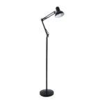 GLOBOSTAR® AUDREY 01468 Vintage Επιδαπέδιο Φωτιστικό με Ντουί 1 x E27 AC 220-240V IP20 - Μαύρο - Μ15 x Π15 x Υ190cm - Image 2