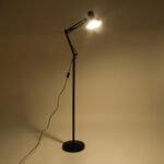 GLOBOSTAR® AUDREY 01468 Vintage Επιδαπέδιο Φωτιστικό με Ντουί 1 x E27 AC 220-240V IP20 - Μαύρο - Μ15 x Π15 x Υ190cm - Image 3