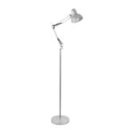 GLOBOSTAR® AUDREY 01469 Vintage Επιδαπέδιο Φωτιστικό με Ντουί 1 x E27 AC 220-240V IP20 - Ασημί - Μ15 x Π15 x Υ190cm - Image 2