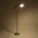 GLOBOSTAR® AUDREY 01469 Vintage Επιδαπέδιο Φωτιστικό με Ντουί 1 x E27 AC 220-240V IP20 - Ασημί - Μ15 x Π15 x Υ190cm - Image 3