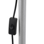 GLOBOSTAR® AUDREY 01469 Vintage Επιδαπέδιο Φωτιστικό με Ντουί 1 x E27 AC 220-240V IP20 - Ασημί - Μ15 x Π15 x Υ190cm - Image 9