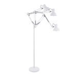 GLOBOSTAR® AUDREY 01471 Vintage Επιδαπέδιο Φωτιστικό με Ντουί 1 x E27 AC 220-240V IP20 - Λευκό - Μ15 x Π15 x Υ190cm - Image 4