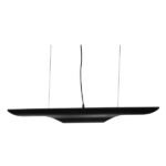 GLOBOSTAR® ESTERINA 01473 Μοντέρνο Κρεμαστό Φωτιστικό Οροφής με Ντουί 2 x E27 AC 220-240V IP20 - Μαύρο & Χρυσό - Μ100 x Π10 x Y10cm - Image 3