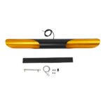 GLOBOSTAR® ESTERINA 01473 Μοντέρνο Κρεμαστό Φωτιστικό Οροφής με Ντουί 2 x E27 AC 220-240V IP20 - Μαύρο & Χρυσό - Μ100 x Π10 x Y10cm - Image 5